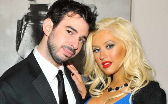 Christina Aguilera and Jordan Bratman