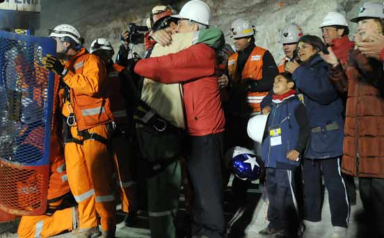 Chilean miners freed! Chilean miners freed!