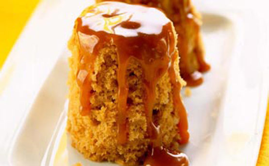 Bramley apple and sticky toffee puds Bramley apple and sticky toffee puds