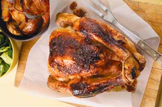 Woman's Weekly Golden roast chicken