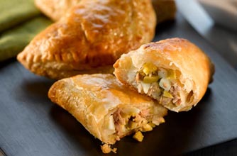 Tuna and Spanish green olive pasties