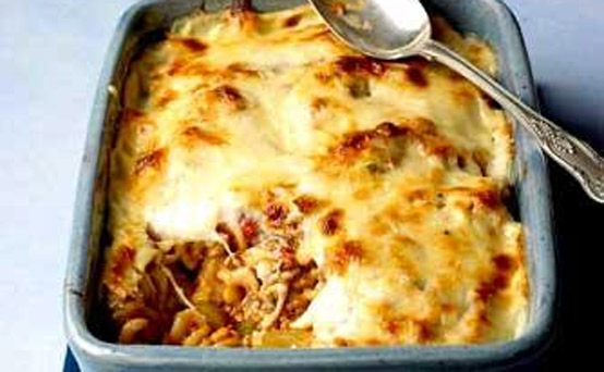 RATED Cheesy spiral pasta bake RATED Cheesy spiral pasta bake