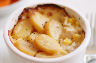 Chicken and potato pie