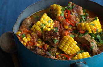 Pork and tomato stew