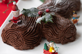 Hairy Bikers' chocolate yule log 