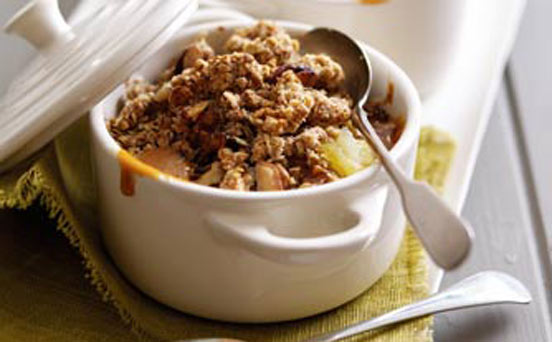 Caramel apple crumble Caramel apple crumble