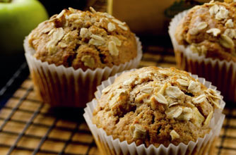 Apple and cinnamon muffins