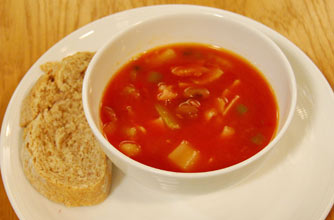 Baked bean soup