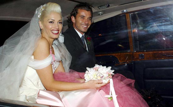 Celebrity weddings: Gwen Stefani and Gavin Rossdale Celebrity weddings: Gwen Stefani and Gavin Rossdale