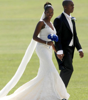 Celebrity weddings: Jamelia and Darren Byfield Celebrity weddings: Jamelia and Darren Byfield