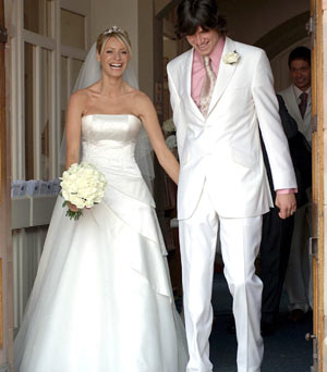Celebrity weddings: Tess Daly and Vernon Kay Celebrity weddings: Tess Daly and Vernon Kay