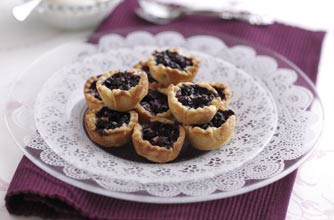 Mini blueberry tarts