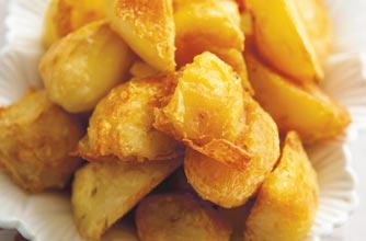 Crispy roast potatoes