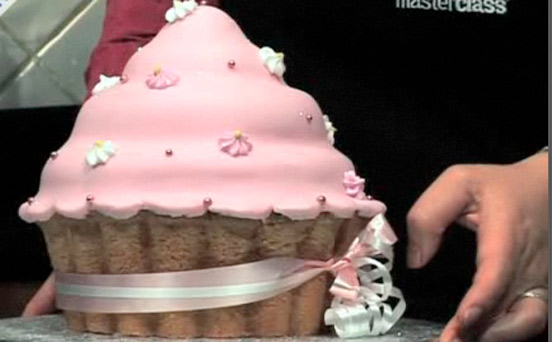 Giant cupcake Giant cupcake