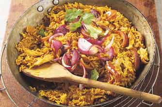 Woman's Weekly Turkey biryani