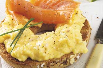 Egg bagel Egg bagel