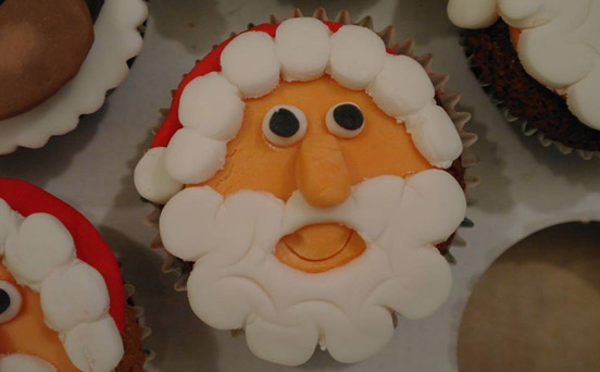 Angela Pearce's Christmas cupcakes Angela Pearce's Christmas cupcakes