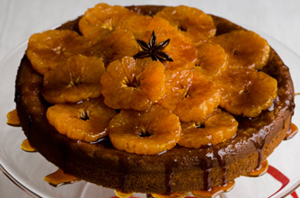 Gordon Ramsay's clementine, star anise and ricotta cake