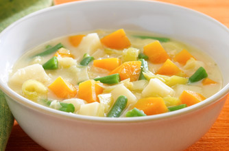 Chunky vegetable soup