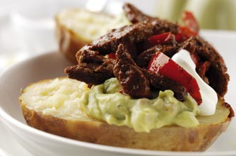 Beef fajita jackets