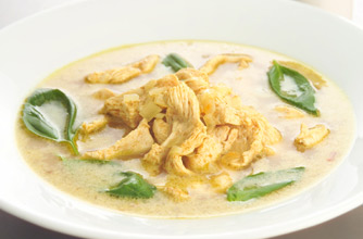 Chunky chicken soup