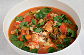 Gordon Ramsay's cod and tomato chowder Gordon Ramsay's cod and tomato chowder