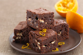 Chocolate orange brownies