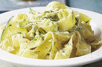 Woman's Weekly Courgette and lemon pasta