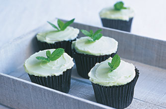 Mint cupcakes