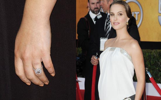 Celebrity engagement rings: Natalie Portman Celebrity engagement rings: Natalie Portman