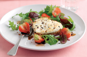 Valentine strawberry salad
