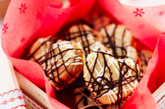 Loveheart millionaires shortbreads