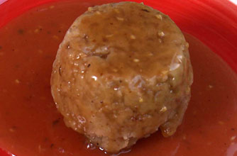 Steamed ginger pudding 