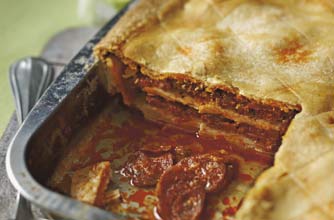 Sausage and pork pie