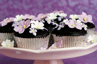 Spring blossom cupcakes