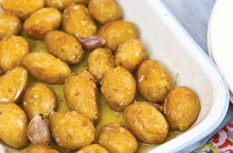 Roasted new potatoes