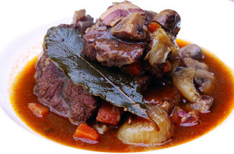 Classic beef bourguignon