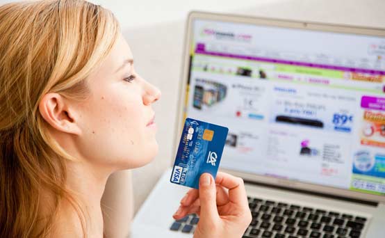 Woman shopping online Woman shopping online