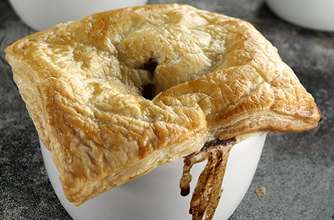Beef and Guinness pie