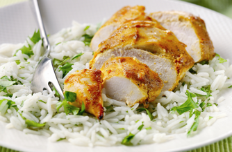 Red curry chicken