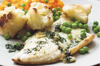 Sea bass with vegetables Sea bass with vegetables
