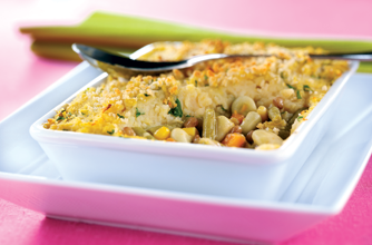 Vegetable beany bake Vegetable beany bake