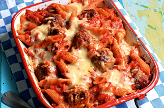 Meatball pasta bake recipe - goodtoknow