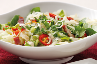 Chinese style potato salad 