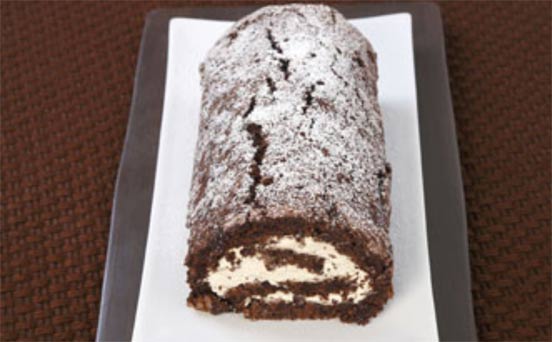 Chocolate and Irish cream roulade Chocolate and Irish cream roulade