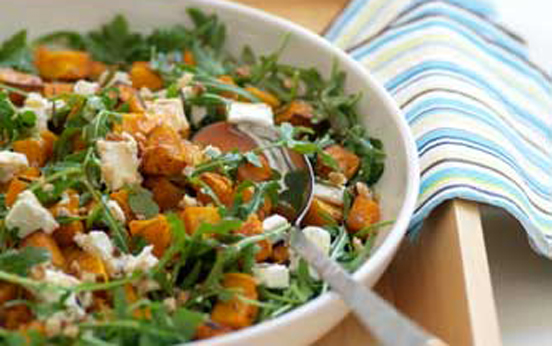 Roasted squash & goat's cheese salad Roasted squash & goat's cheese salad