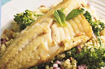 Woman's Weekly Sea bass with couscous