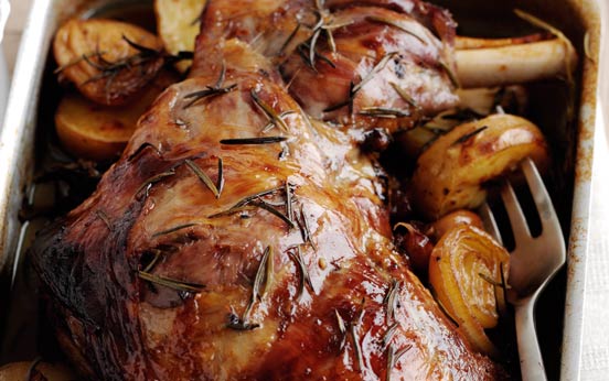 Slow roast lamb