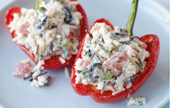 Red stuffed peppers with cream cheese recipe Red stuffed peppers with cream cheese recipe