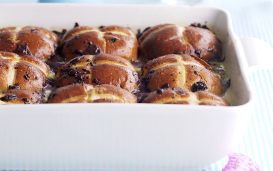 essentials magazine chocolate hot cross bread and butter pudding recipe essentials magazine chocolate hot cross bread and butter pudding recipe